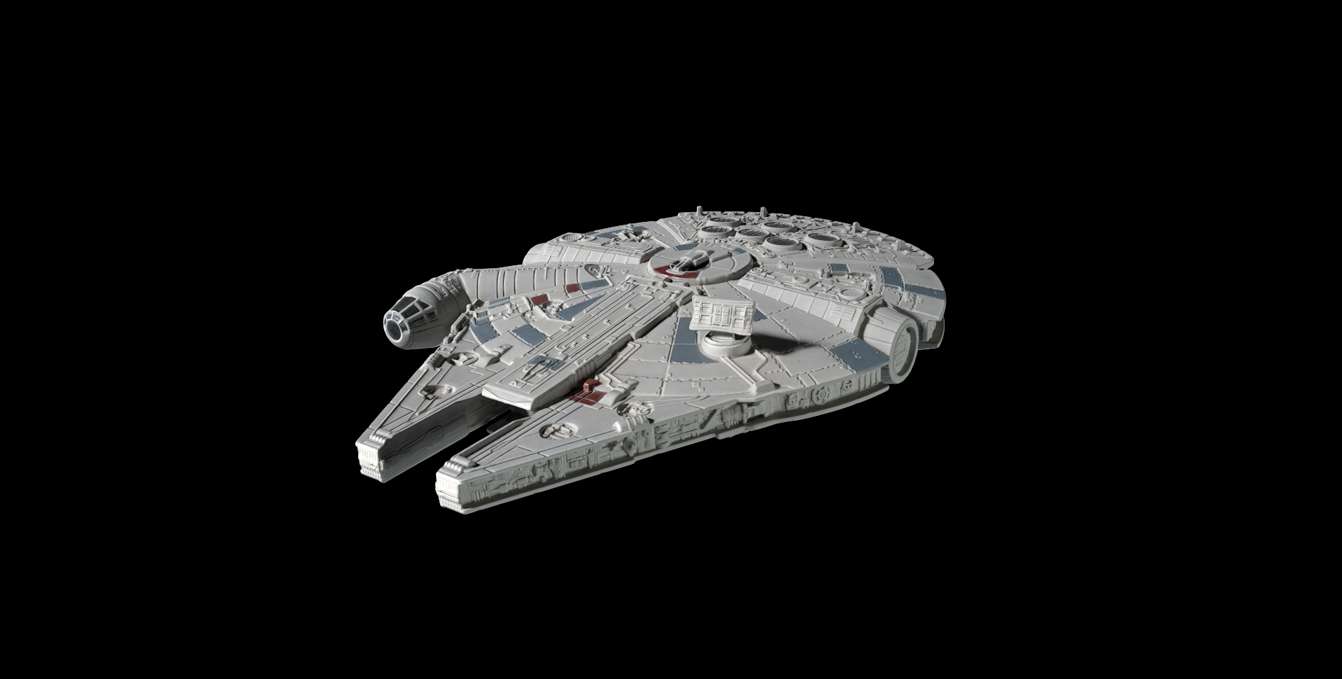 Millennium Falcon Gaussian Splatting preview